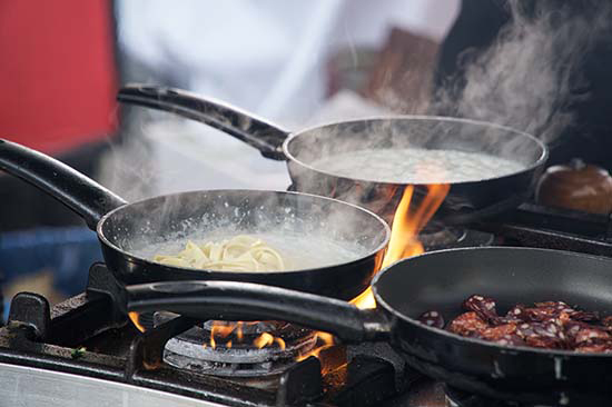 Grease Fire in Kitchen