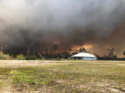 Smoke Damage Insurance Claim 2022 Chipola Wildfire Florida